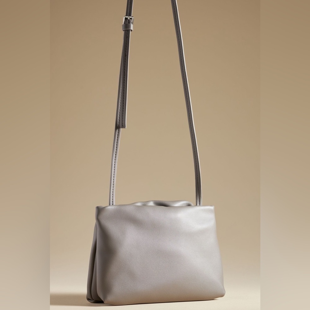 Anthropologie Cinched Faux-Leather Clutch . NWT - Picture 8 of 8